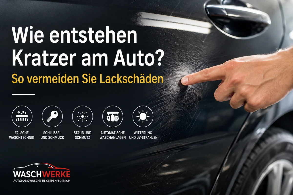 Wie entstehen Kratzer am Auto? So vermeiden Sie Lackschäden